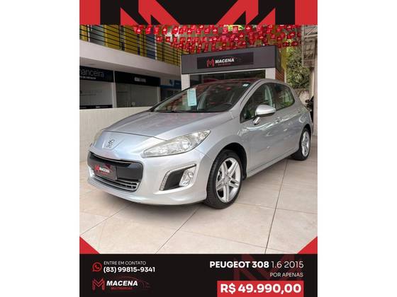 PEUGEOT 308 1.6 ACTIVE 16V FLEX 4P MANUAL PEUGEOT 308 1.6 ACTIVE 16V FLEX 4P MANUAL